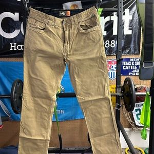 Howler Brothers Frontside 5 pocket pants 34x34 tan perfect condition